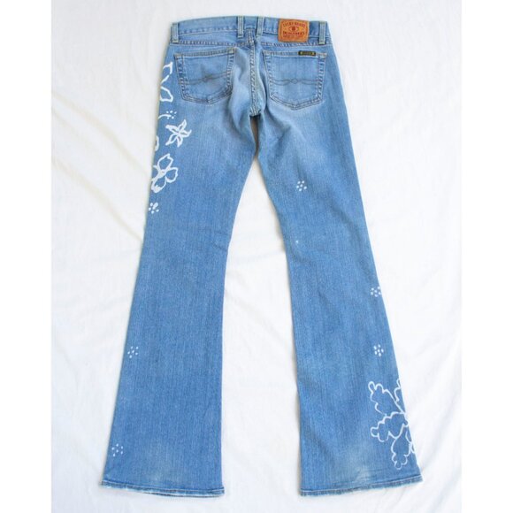 Lucky Brand Vintage Lil Maggie Floral Jeans - Picture 7 of 7